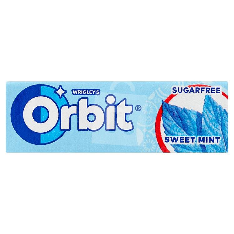 Žuvačky dražé bez cukru Orbit Sweetmint 10ks / 14g Wrigley's