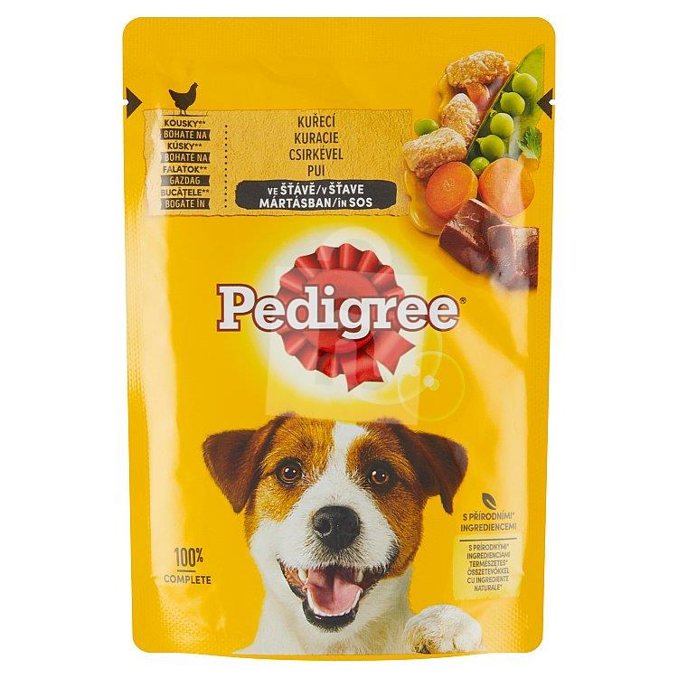 Kapsička kompletné krmivo pre psov Vital protection Aduld v šťave s kuracím mäsom a zeleninou 100g Pedigree