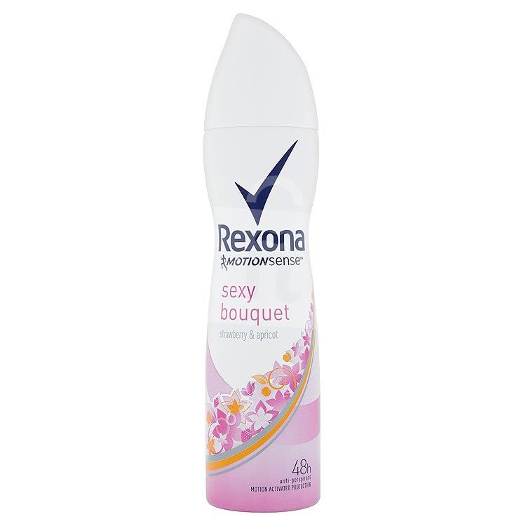 Antiperspirant sprej MotionSense Sexy bouquet strawberry & apricot 48h 150ml Rexona