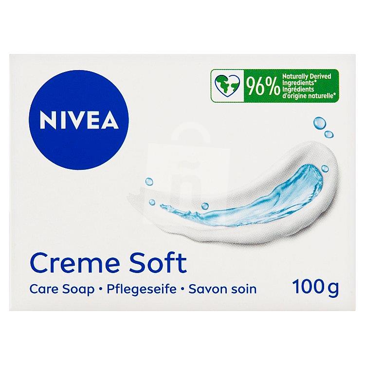 Tuhé krémové mydlo Creme Soft ošetrujúce 100g Nivea