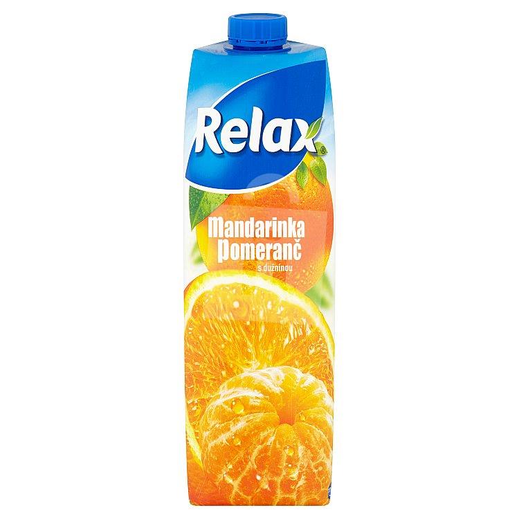 Nektár mandarínka pomaranč s dužinou 50% 1l Relax