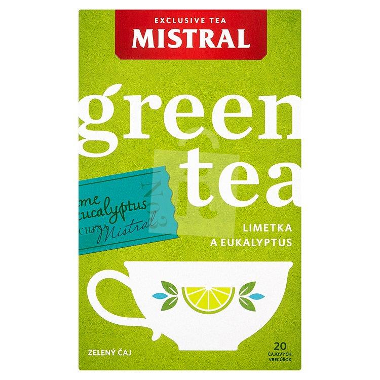Čaj zelený limetka a eukalyptus 20x1,5g / 30g Mistral Exclusive tea