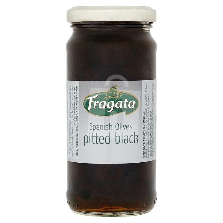 Čierne olivy bez kôstky v slanom náleve 230 g Fragata