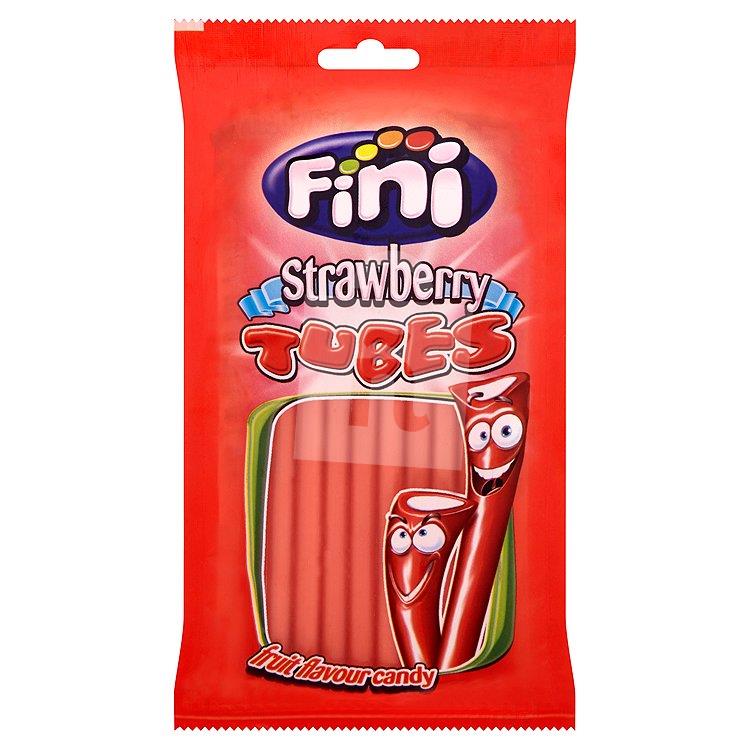Želé pendrek tubes strawberry 100g Fini