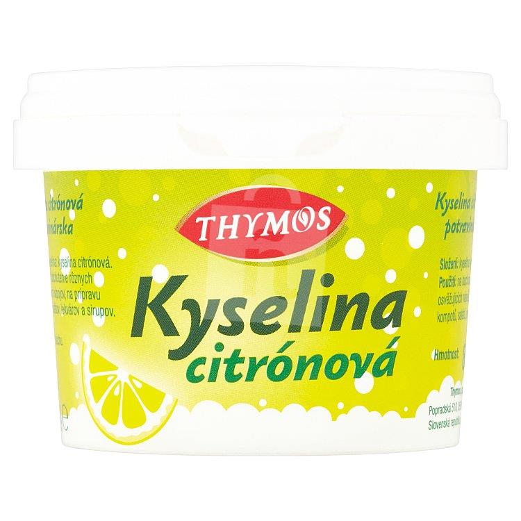 Kyselina citrónová potravinárska 80g Thymos
