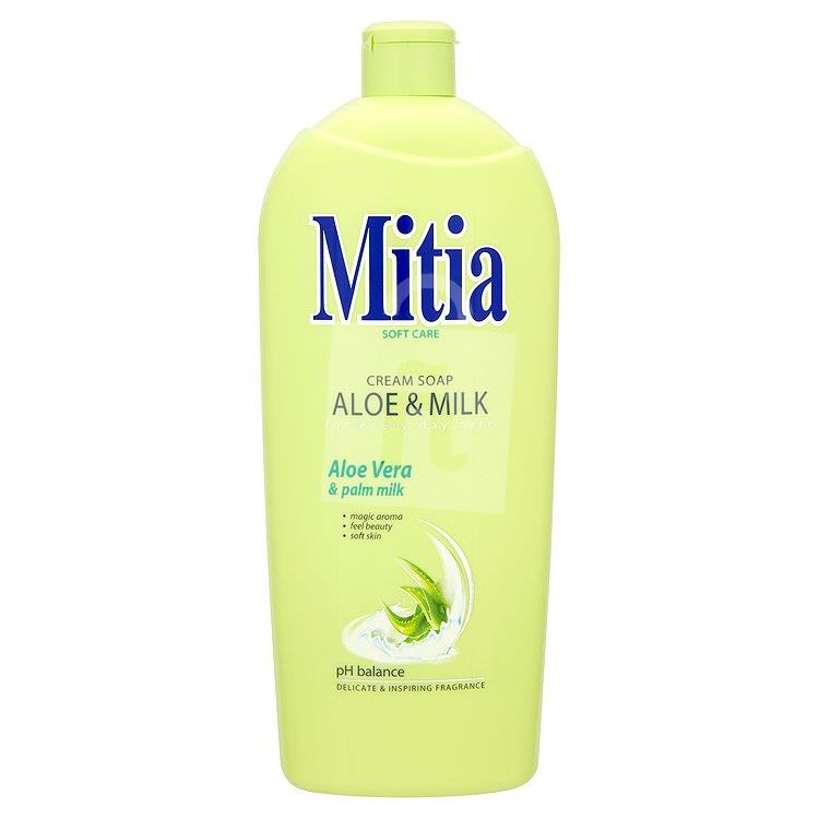 Tekuté krémové mydlo NN aloe & milk 1l Mitia