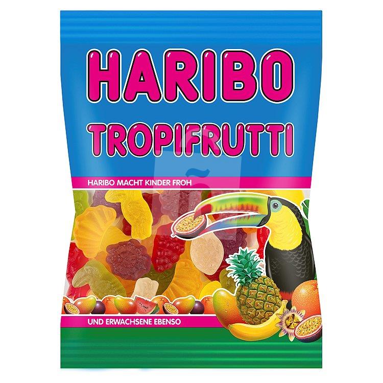 Cukríky želé s ovocnou príchuťou Tropifrutti 100g Haribo