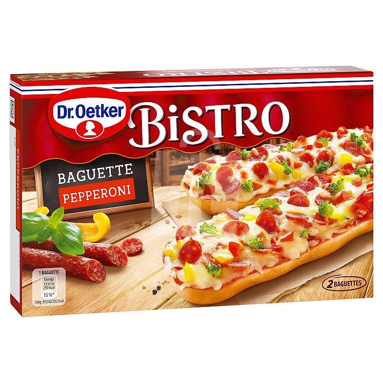 Baguette Bistro pepperoni 2x125g /250g Dr. Oetker
