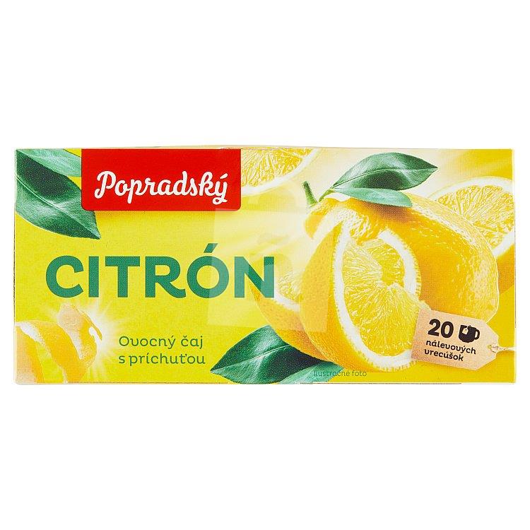 Čaj ovocný citrón 20 x 2g/ 40g Popradský