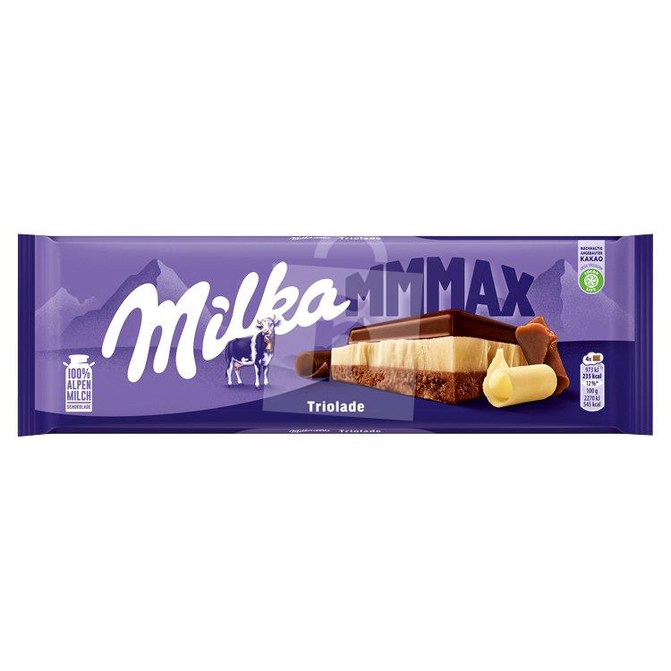 Čokoláda mliečna Mmmax triolade 280g Milka