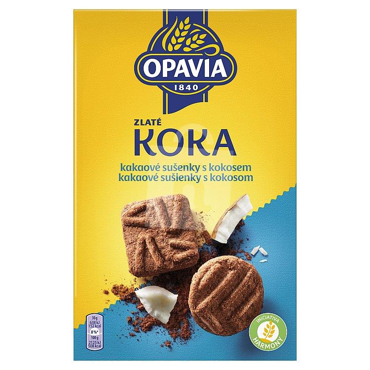 Sušienky Koka zlaté kakaové s kokosom 180g Opavia