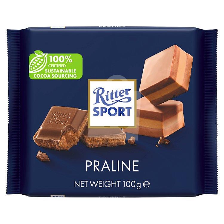 Čokoláda mliečna nougat 100g Ritter Sport