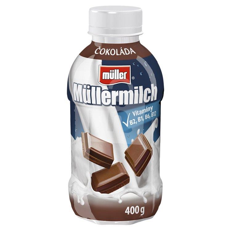 Mliečny nápoj Müllermilch čokoláda 373ml / 400g Müller