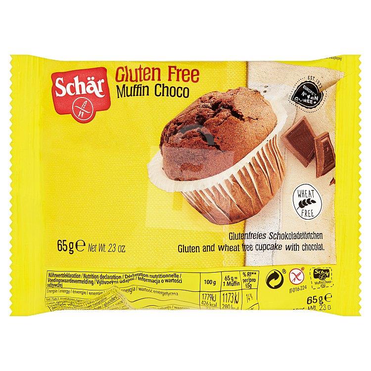 Muffin Choco jemné pečivo kakaové bezgluténové 65g Schär