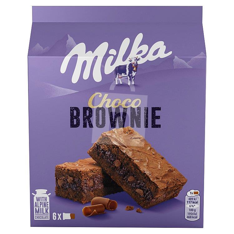 Jemné pečivo Choco Brownie 6x25g/150g Milka