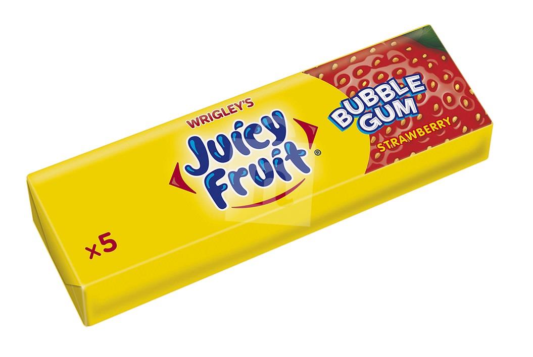 Žuvačky Juicy Fruit jahoda 5ks /35g. 