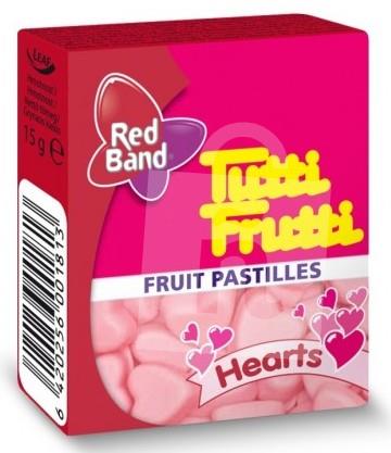 Cukríky želé Tutti Frutti srdiečka 15g Red Band