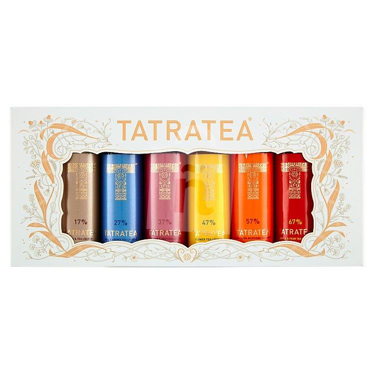 Darčekový set miniatúr II. Čajovo – bylinný likér Tatratea 17% - 67% 6 x 0,04l/ 0,24l Karloff