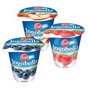 Jogurt ovocný Jogobella Standard čučoriedka, jahoda , pečené jablko 150g Zott