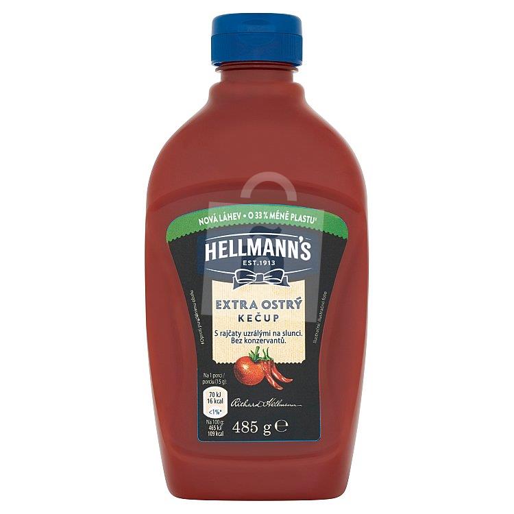 Kečup extra ostrý 485g Hellmann's