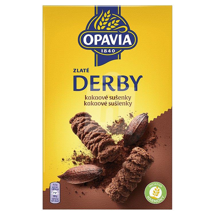 Sušienky zlaté Derby kakaové 220g Opavia