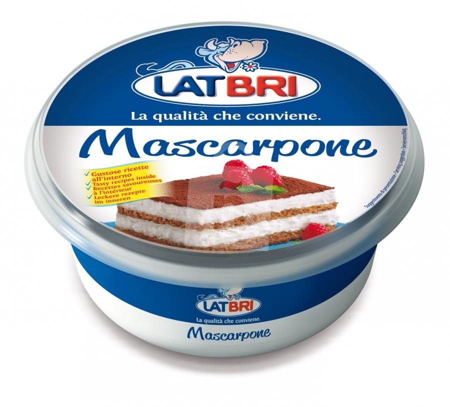Syr čerstvý krémový Mascarpone 250g Latbri