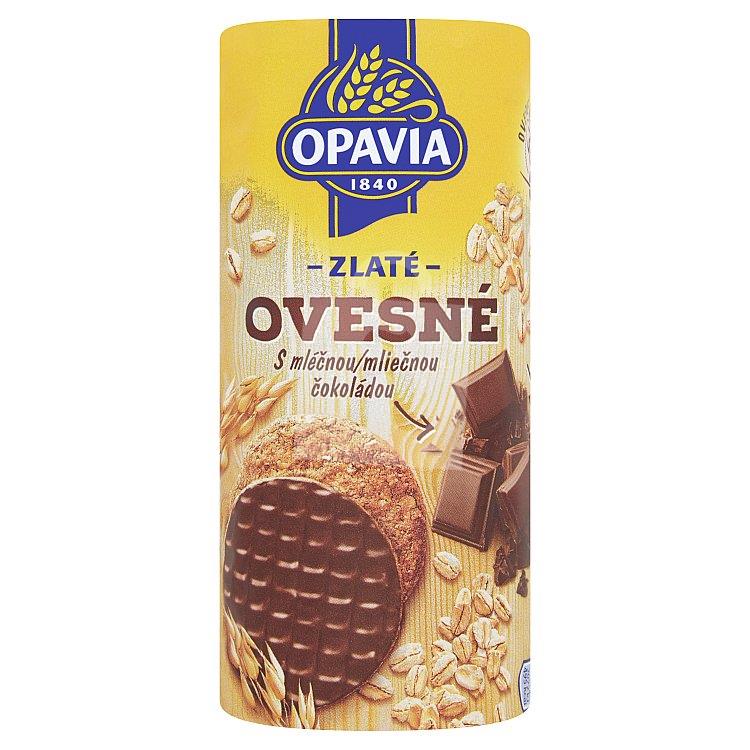 Sušienky zlaté ovsené s mliečnou čokoládou 244g Opavia