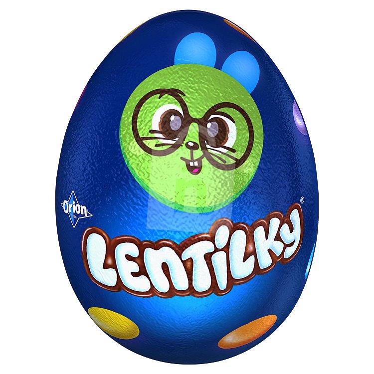 Figúrka čokoládová dutá Lentilky Vajíčko 17,5g Orion