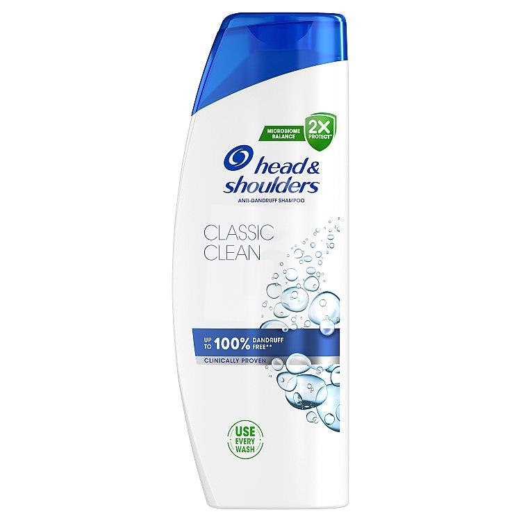 Šampón proti lupinám Derma & Pure formula Classic clean na všetky typy vlasov 400ml Head & Shoulders