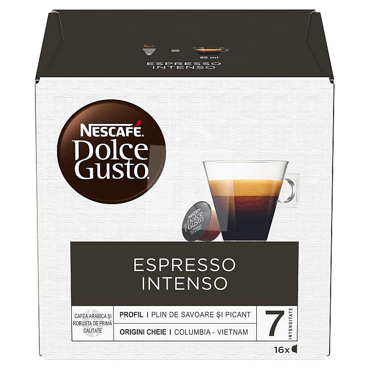 Kávové kapsule Espresso Intenso extra crema 16 kapsúl v balení Nescafé Dolce Gusto
