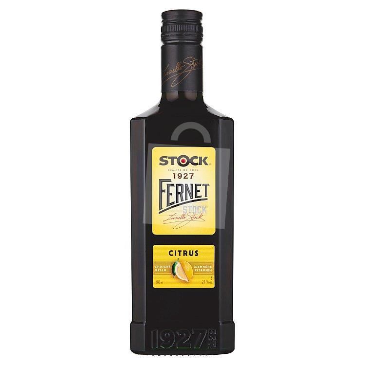 Bylinný likér Fernet citrus 27% 0,5l NF Stock