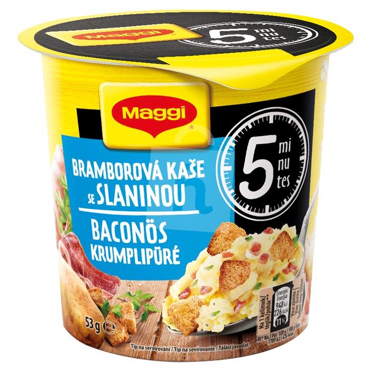 Hotový pokrm 5 minút Zemiaková kaša so slaninou téglik 53g Maggi