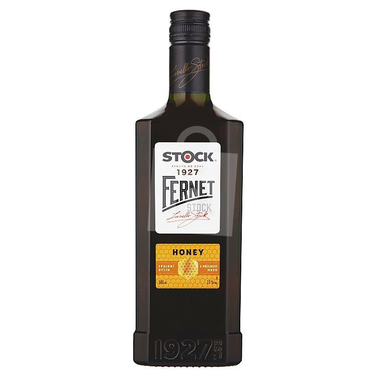 Bylinný likér Fernet honey 27% 0,5l NF Stock