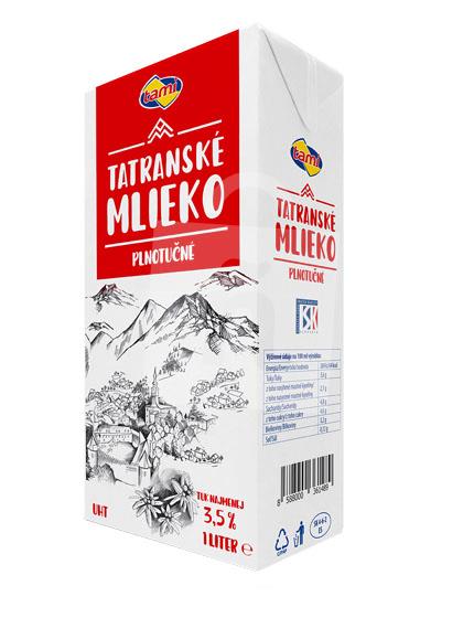 Mlieko tatranské trvanlivé plnotučné 3,5% 1l Tami