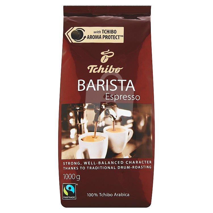 Káva pražená zrnková Barista espresso 1kg Tchibo