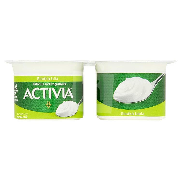 Jogurt Activia sladká biela 4x120g / 480g Danone