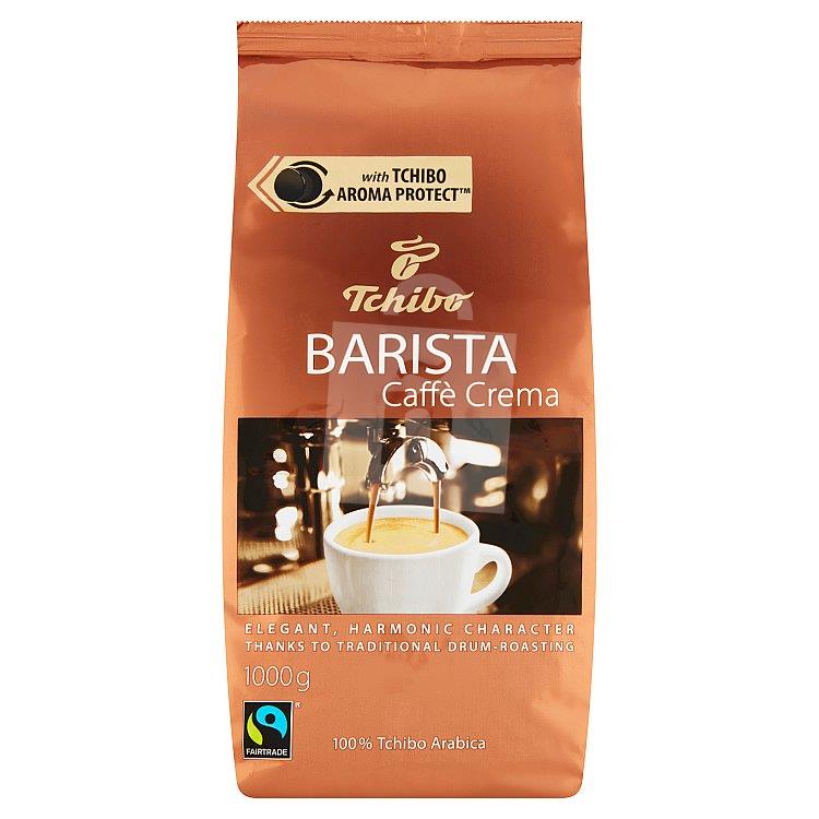 Káva pražená zrnková Barista caffé crema 1kg Tchibo