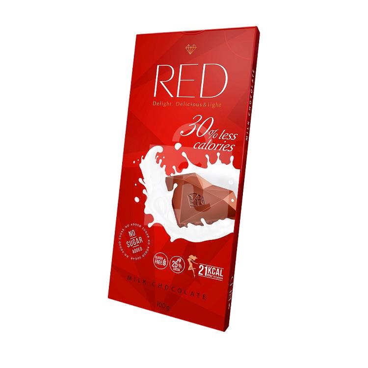 Čokoláda Exclusive mliečna 100g RED Delight, delicious & light