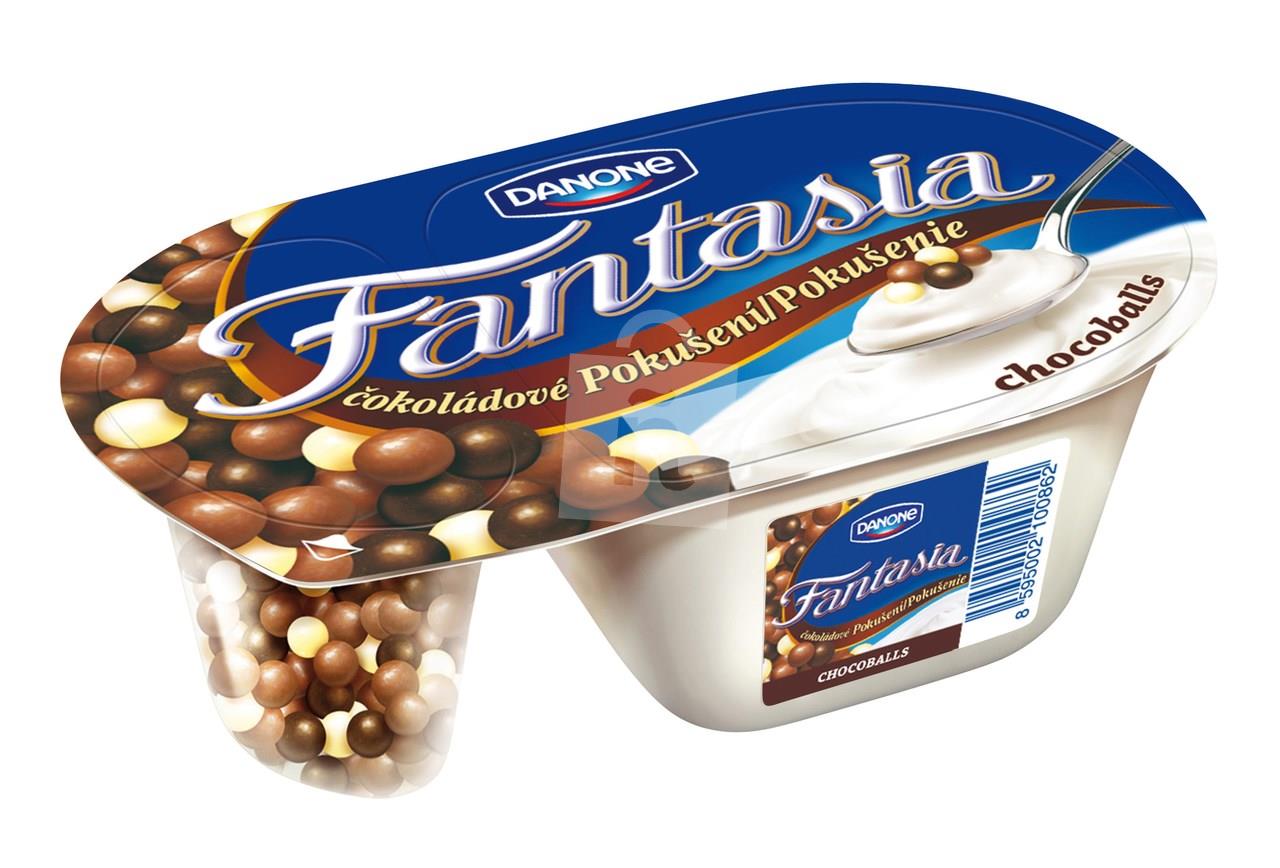 Jogurt s čokoguľôčkami 100g Fantasia