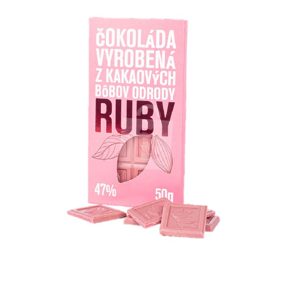 Čokoláda ružová Ruby 50g LYRA