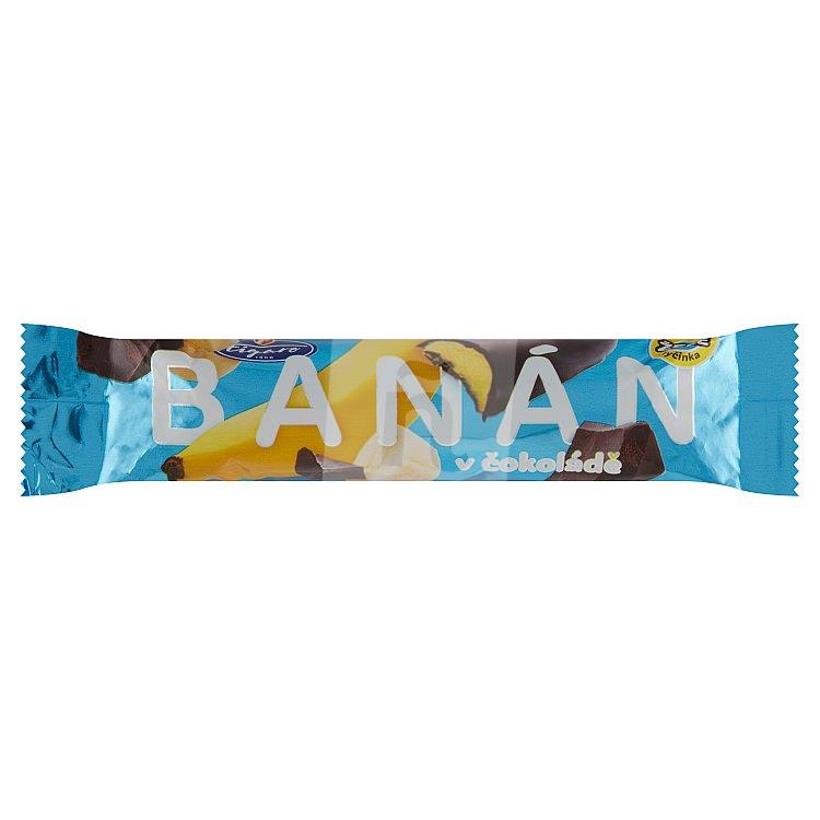 Tyčinka čokoládová Banán penové banánové želé v horkej čokoláde 40g F Figaro
