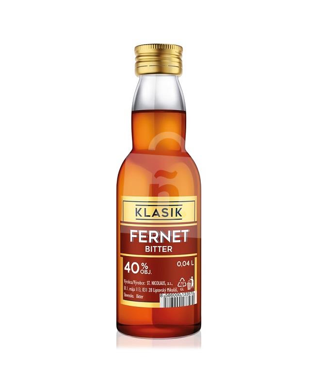 Klasik Fernet bitter 40% 0,04l St. Nicolaus