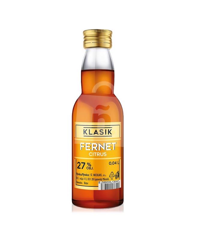Klasik Fernet citrus 27% 0,04l St. Nicolaus
