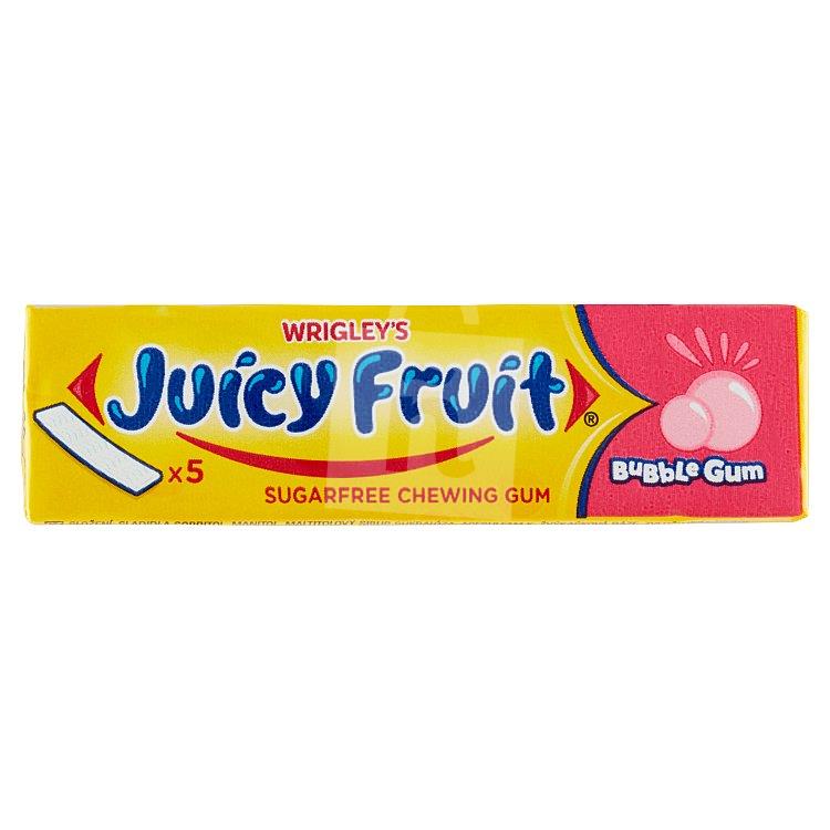 Žuvačka Juicy Fruit Bubblegum bez cukru s ovocnou príchuťou 13g Wrigley's