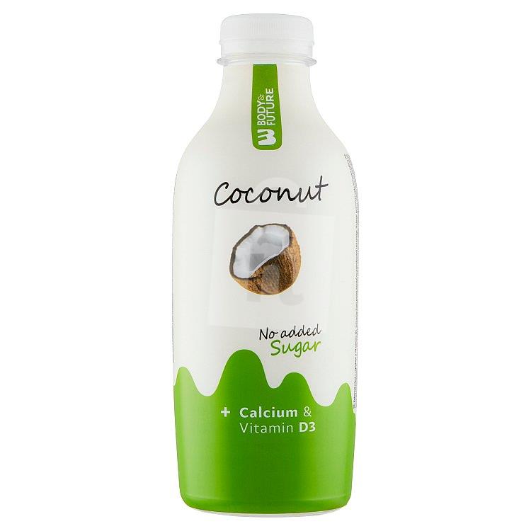 Nápoj rastlinný Coconut vápnikom a vitamínom D3 bez cukru 750ml Body&Future