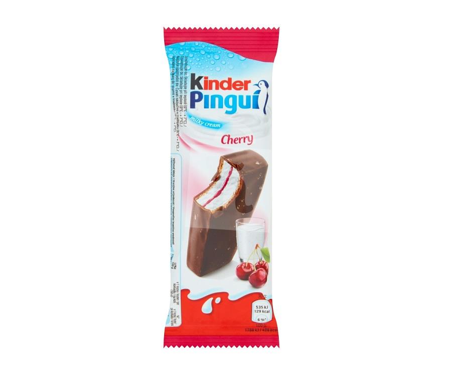 Mliečny rez Pingui cherry s mliečnou náplňou poliate čokoládou 30g Kinder
