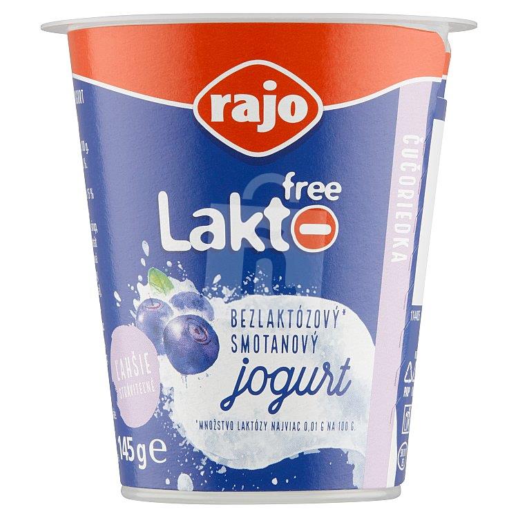 Jogurt smotanový Lakto Free čučoriedka 145g Rajo