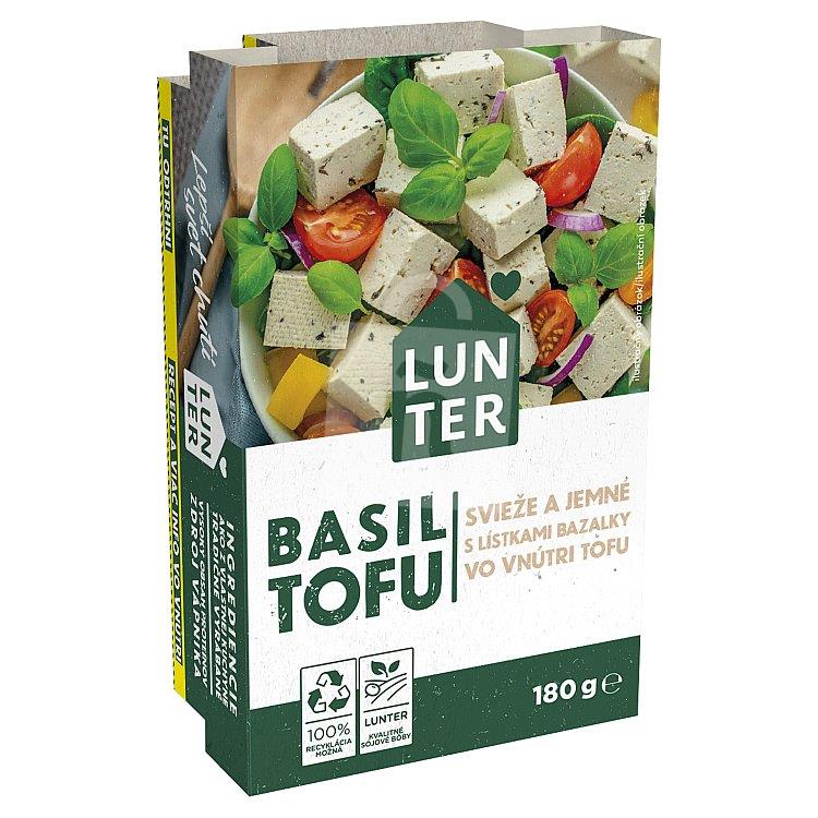 Tofu bazalka 180g Lunter