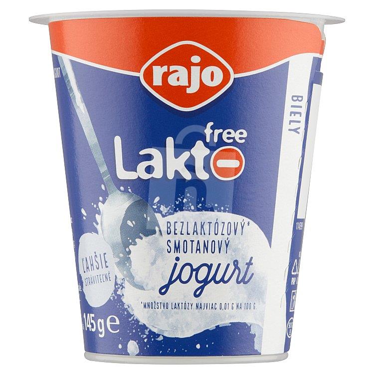 Jogurt smotanový Lakto Free biely 145g Rajo