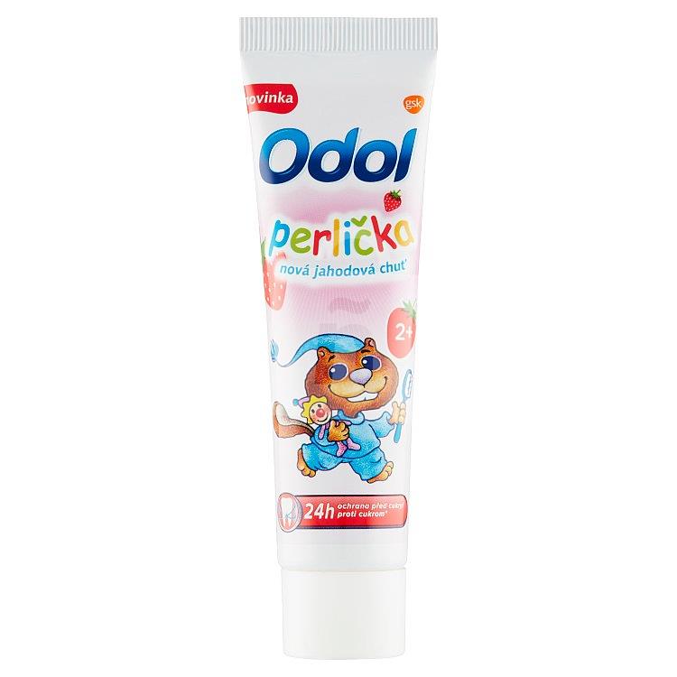 Zubná pasta Perlička jahodová s fluoridom pre deti od 2 rokov 50 ml Odol